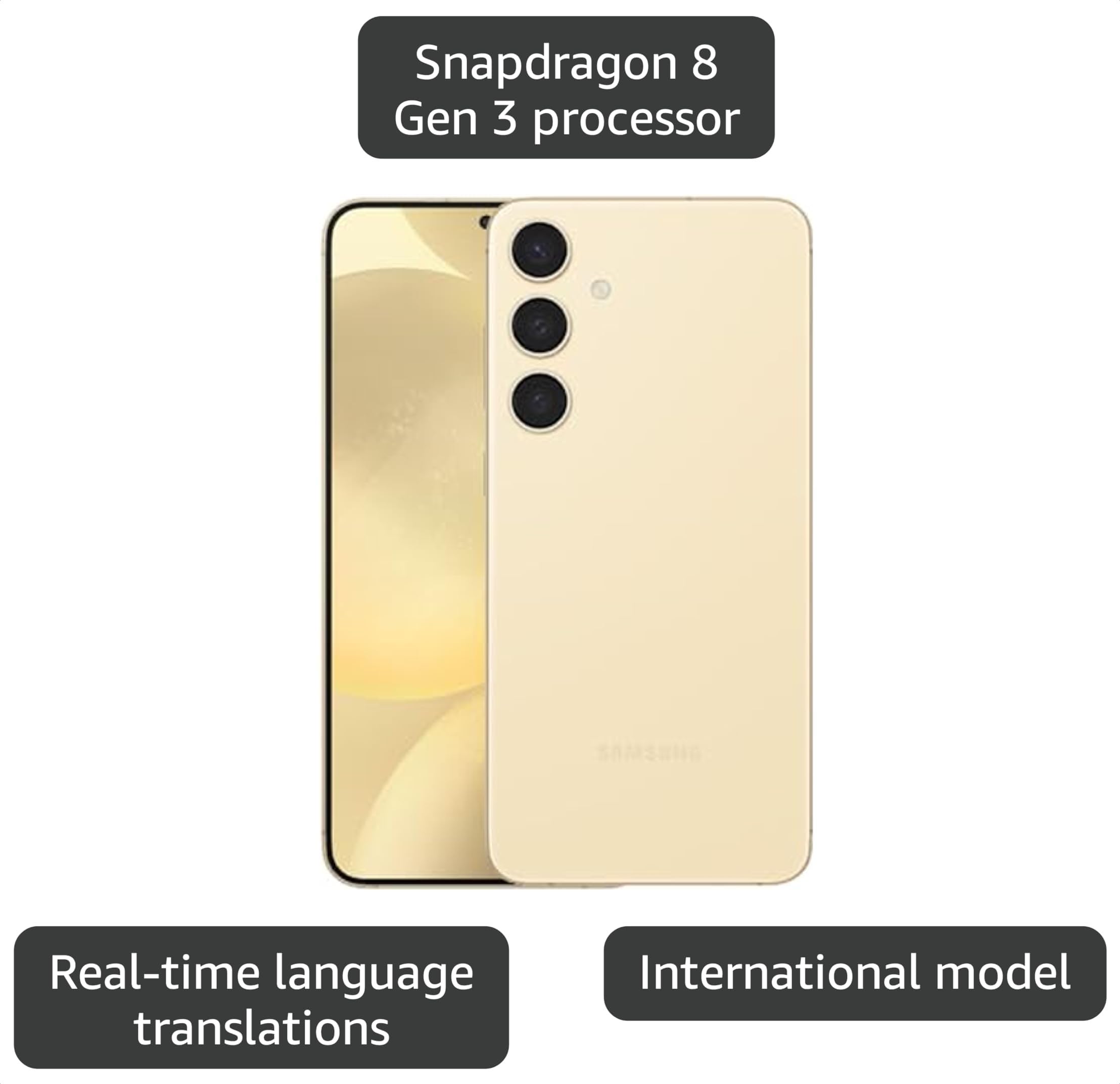 Amazon.com: SAMSUNG Galaxy S24+ Plus 5g SM-S926B/DS 256GB 12GB RAM